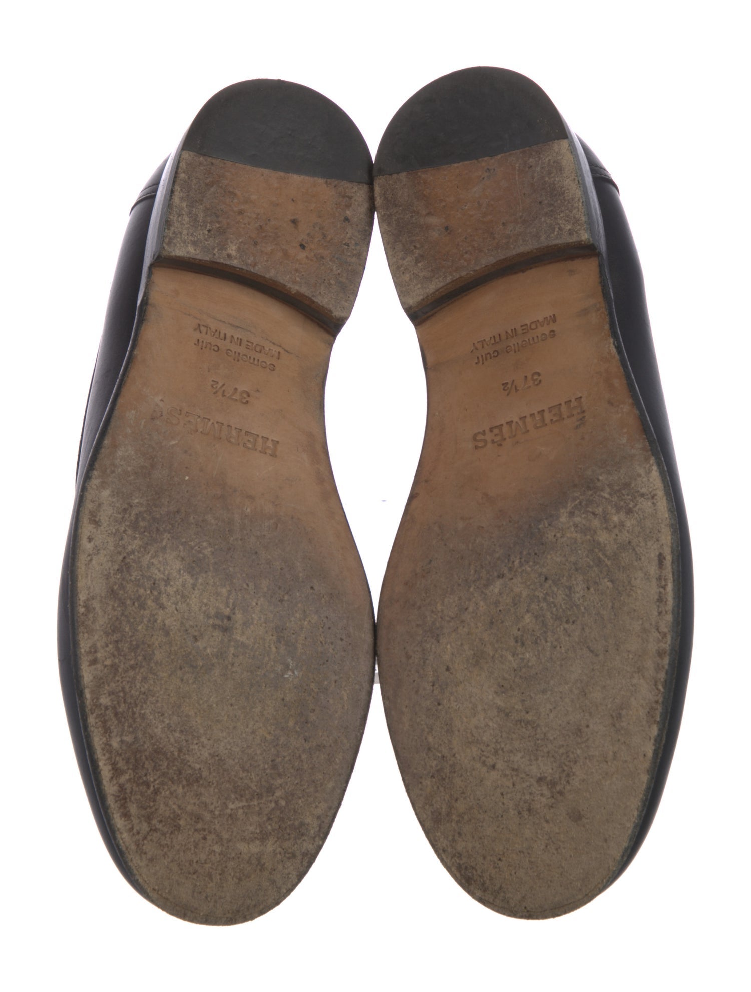 Hermès Hour Leather Loafers